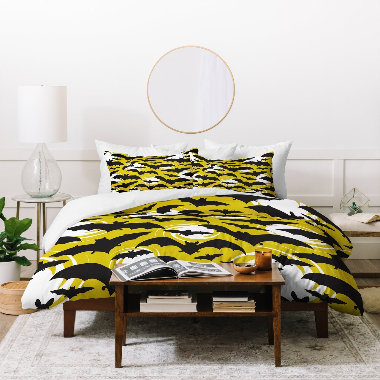 Heather Dutton Night Watch Glow Duvet Cover