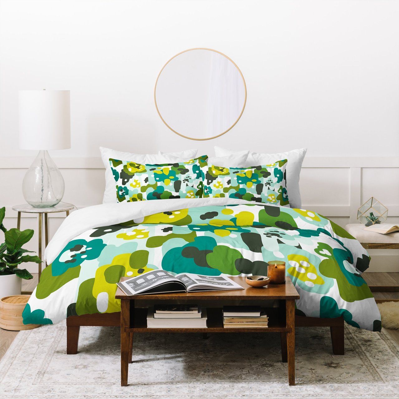 Heather Dutton Painted Camo Duvet Cover