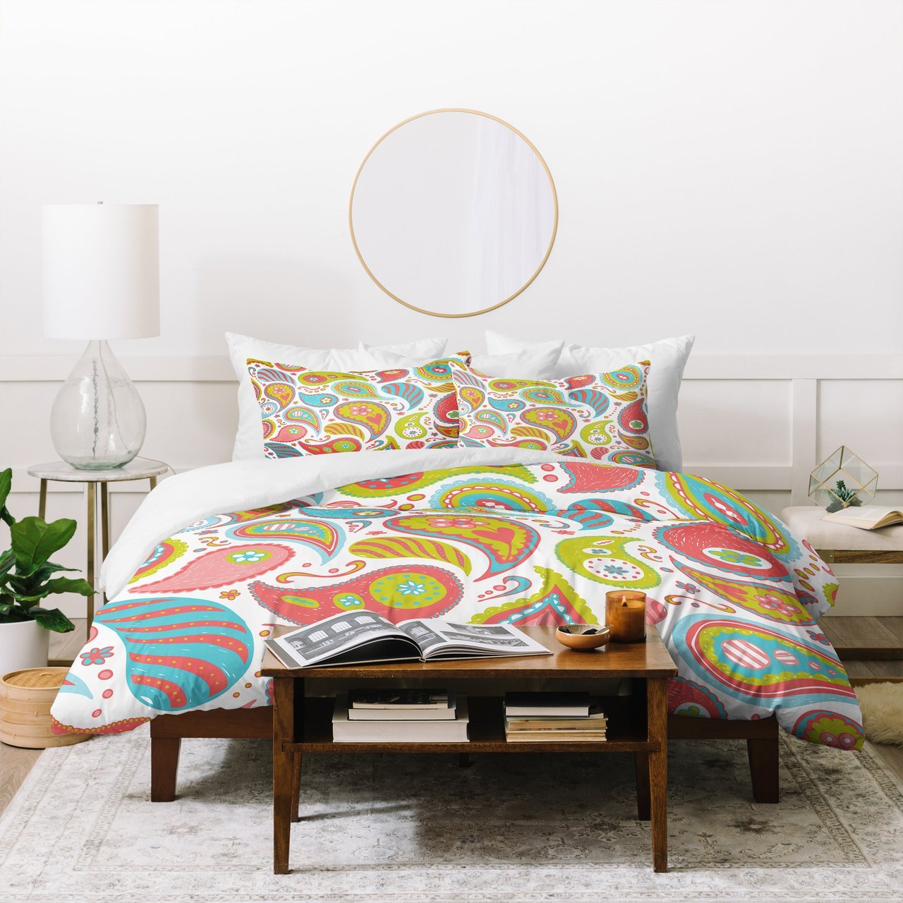 Heather Dutton Power Paisley Duvet Cover