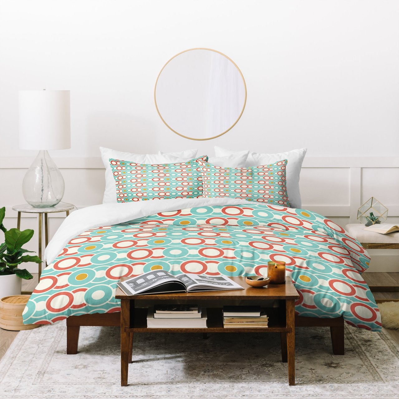 Heather Dutton Ring A Ding Duvet Cover