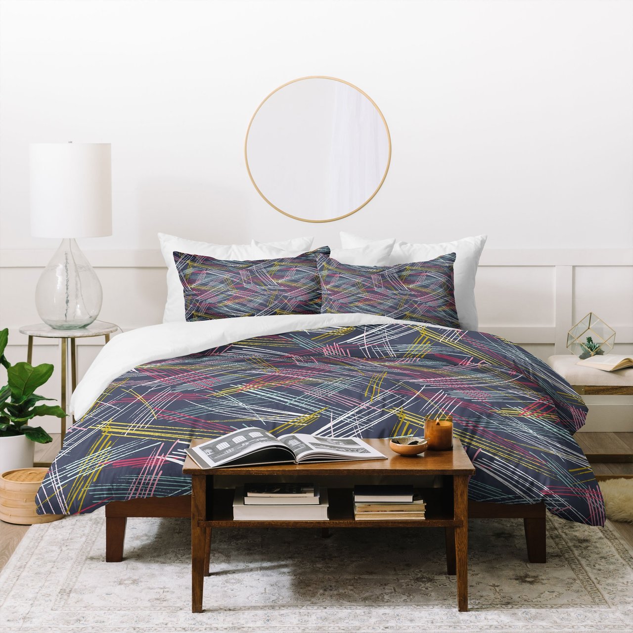 Heather Dutton Soho Midnight Duvet Cover