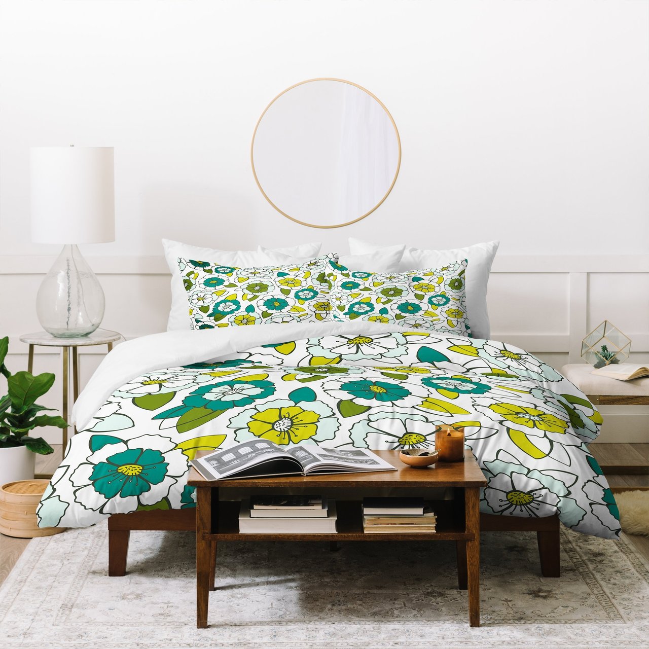 Heather Dutton Tropical Bloom Duvet Cover