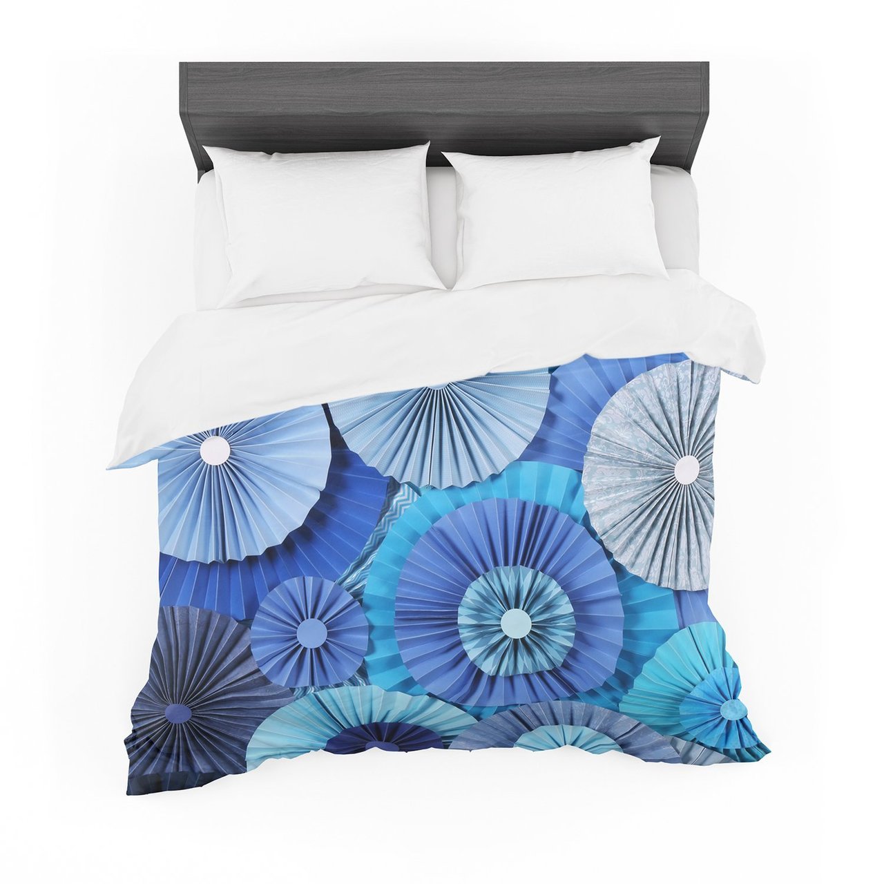 Heidi Jennings ‘Blue Lagoon’ Aqua Navy Featherweight3D Customized Duvet Cover Bedding Sets