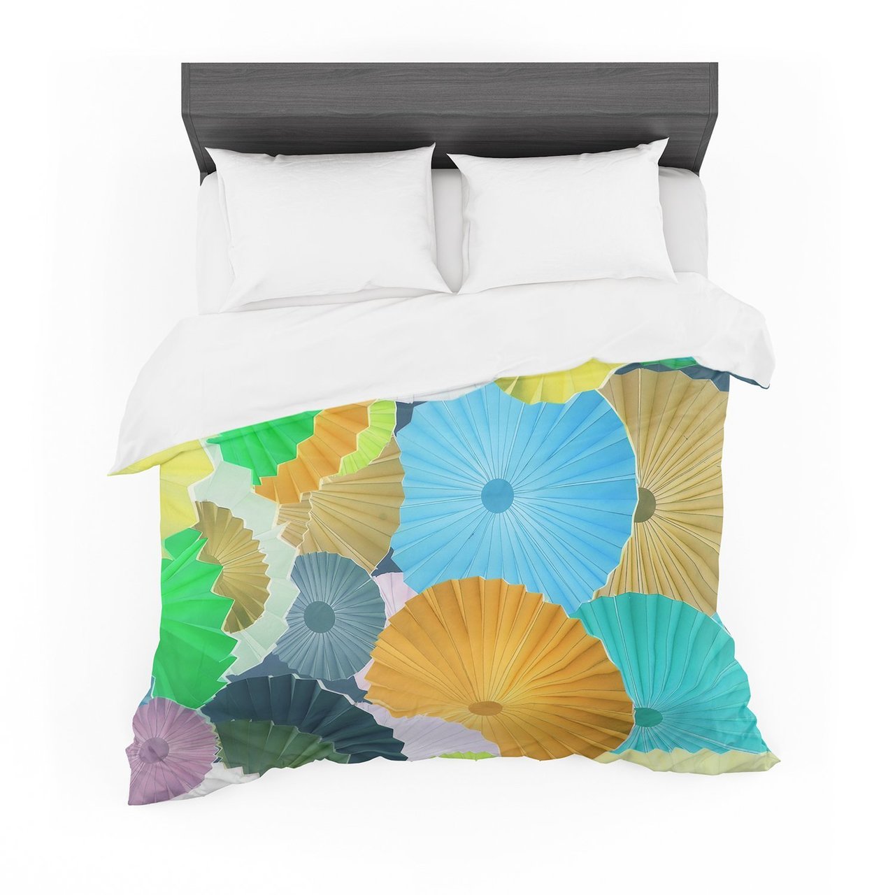 Heidi Jennings ‘Curiousity’ Cool Blue Featherweight3D Customized Duvet Cover Bedding Sets