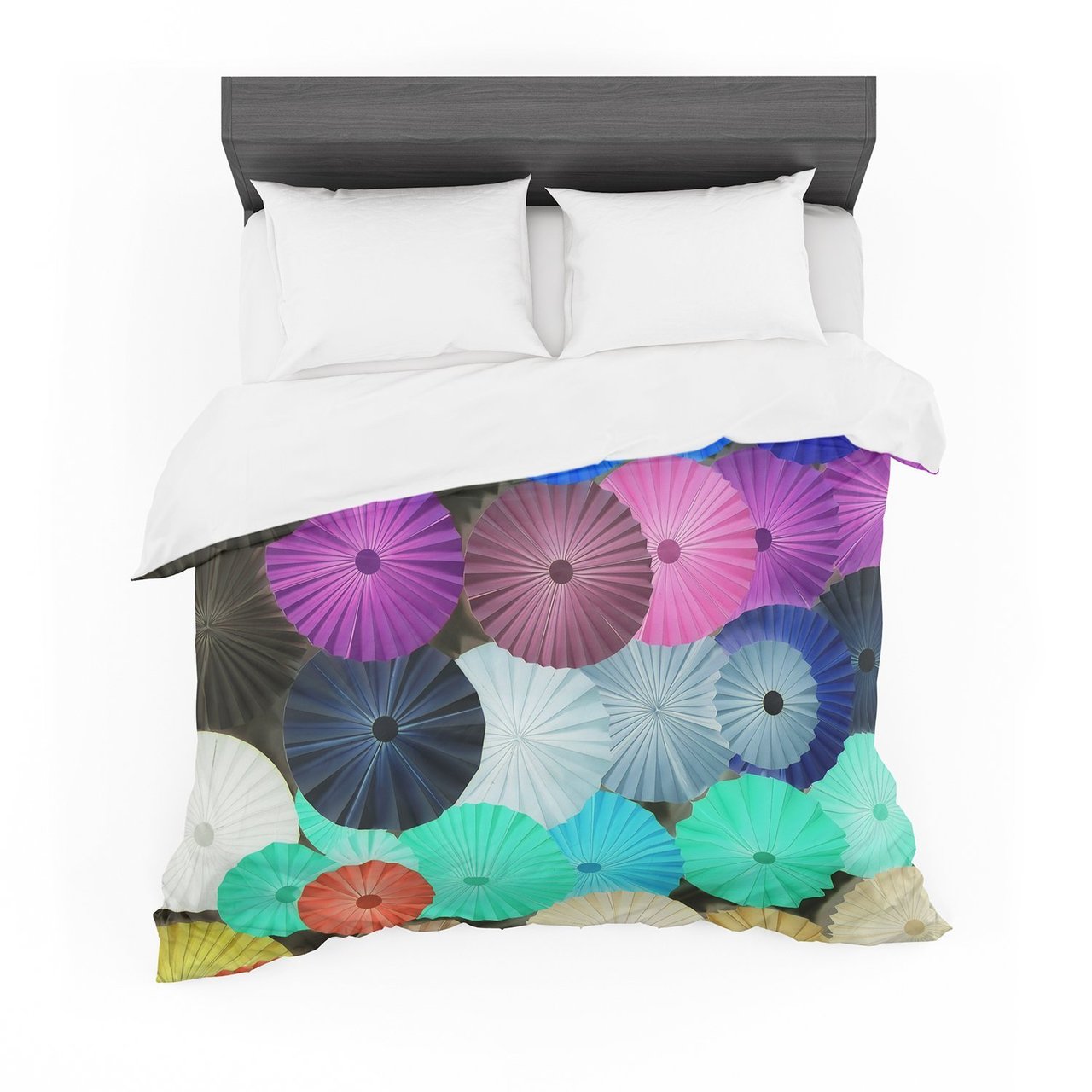 Heidi Jennings ‘Graceful’ Purple Teal Featherweight3D Customized Duvet Cover Bedding Sets