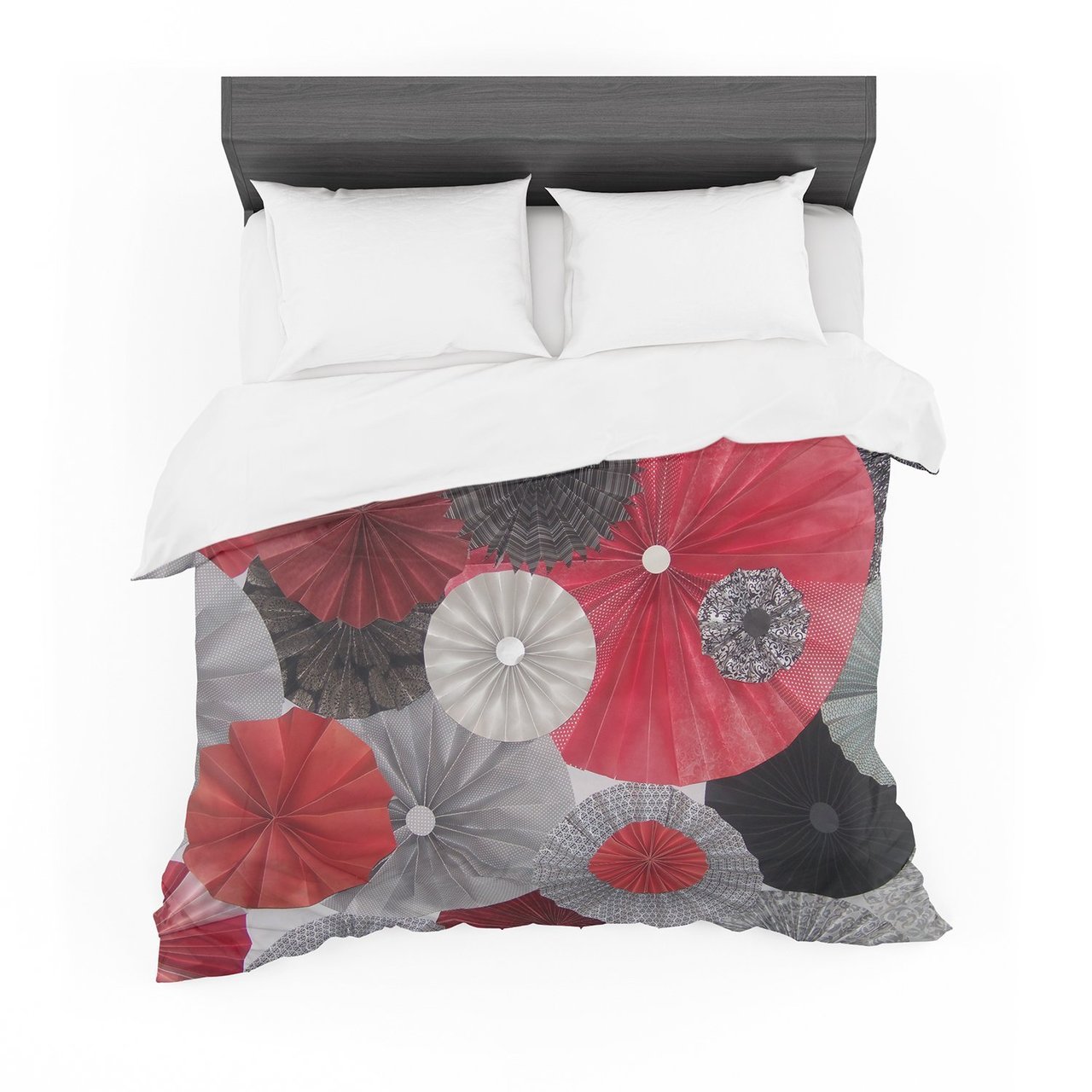 Heidi Jennings ‘Kyoto’ Red Black Featherweight3D Customized Duvet Cover Bedding Sets