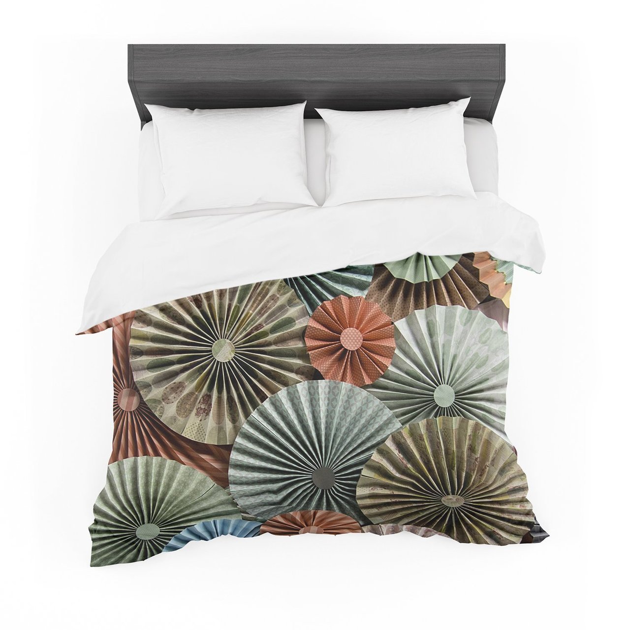 Heidi Jennings ‘Sherbert’ Teal Brown Featherweight3D Customized Duvet Cover Bedding Sets