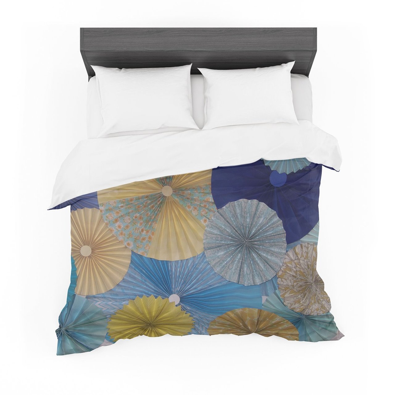 Heidi Jennings ‘Suspension’ Gold Blue Featherweight3D Customized Duvet Cover Bedding Sets