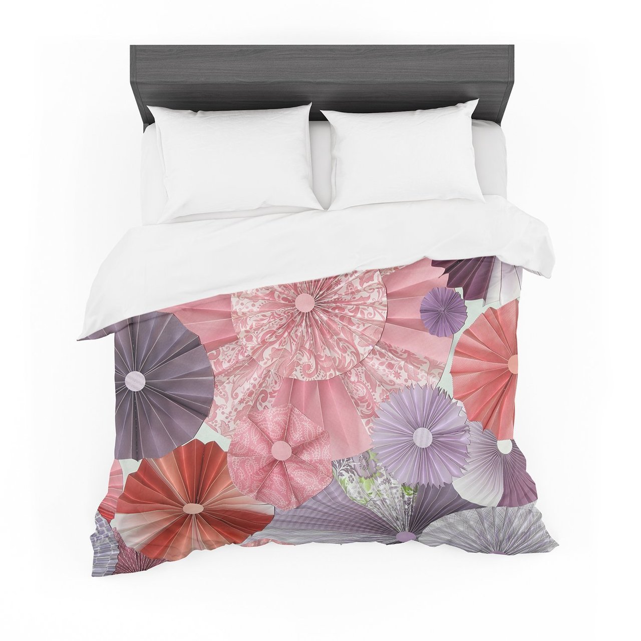 Heidi Jennings ‘The Royal Court’ Pink Purple Cotton3D Customized Duvet Cover Bedding Sets