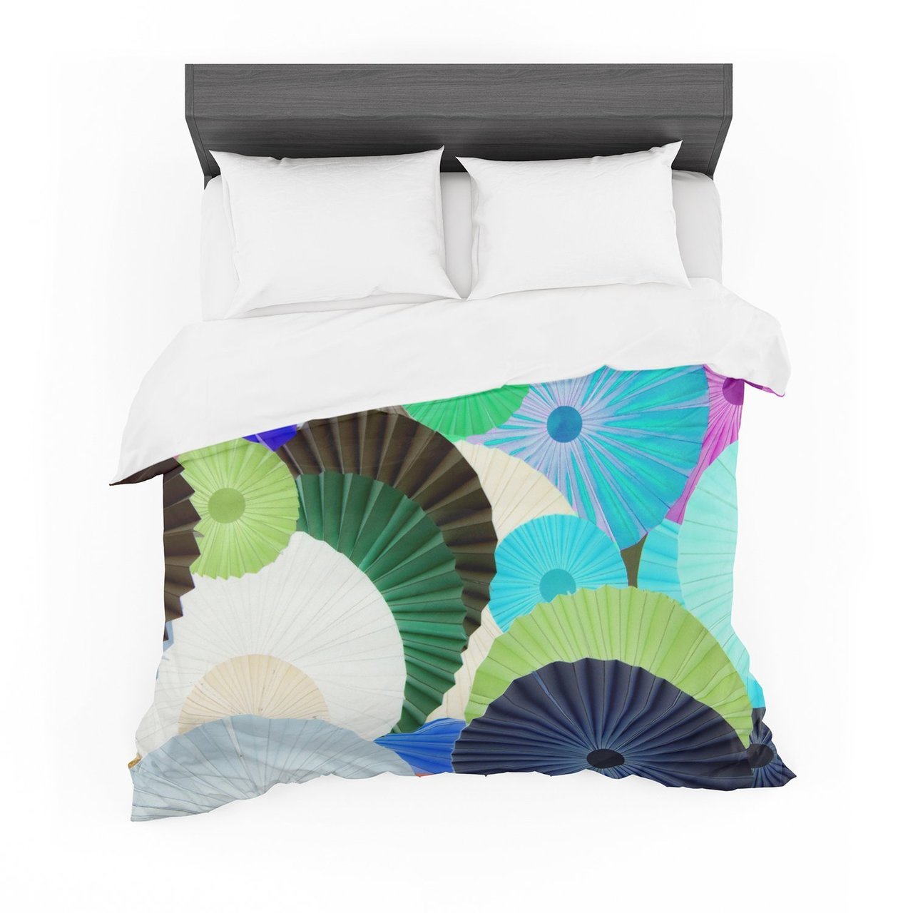 Heidi Jennings ‘Wonderland’ Teal Paper Featherweight3D Customized Duvet Cover Bedding Sets