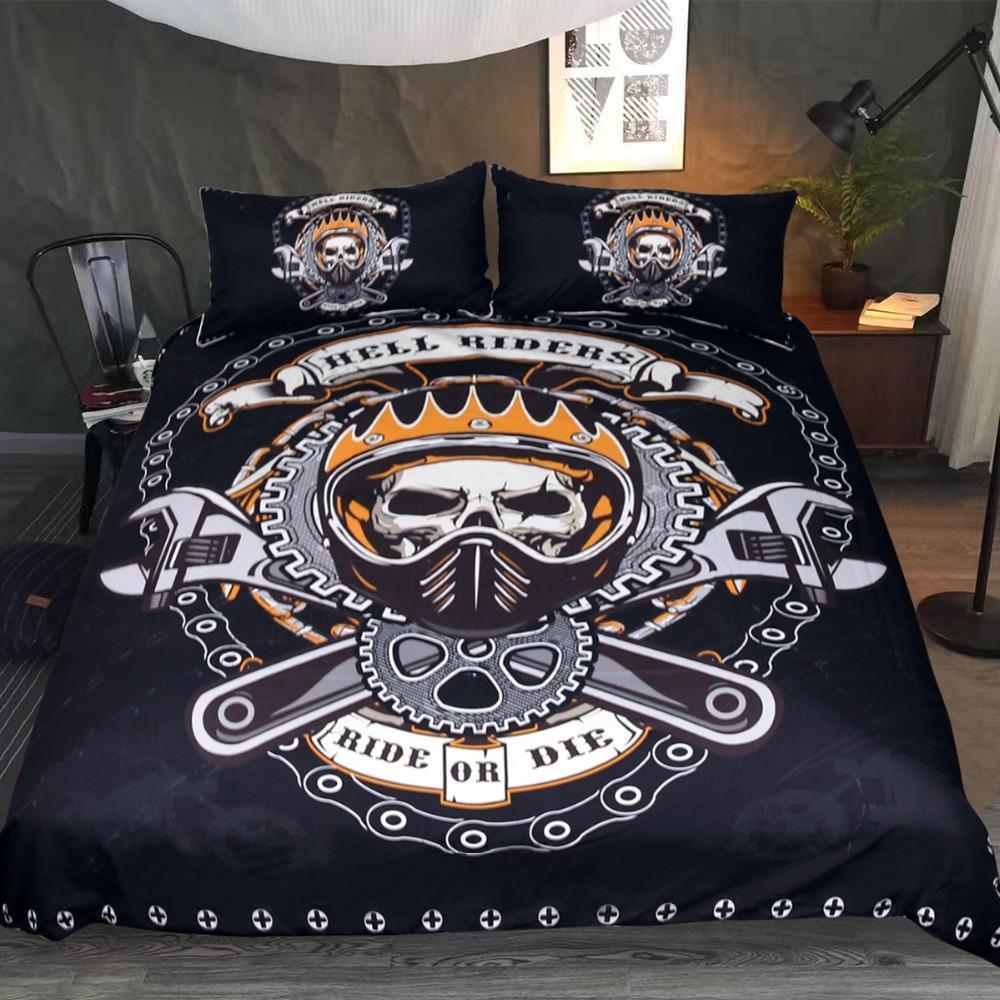 Hell Riders kull Gear ART HOP 3D Customized Duvet Cover Bedding Sets
