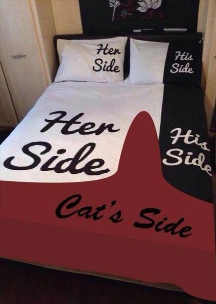 Her ide His ide Cat’s ide 3D Customized Duvet Cover Bedding Sets