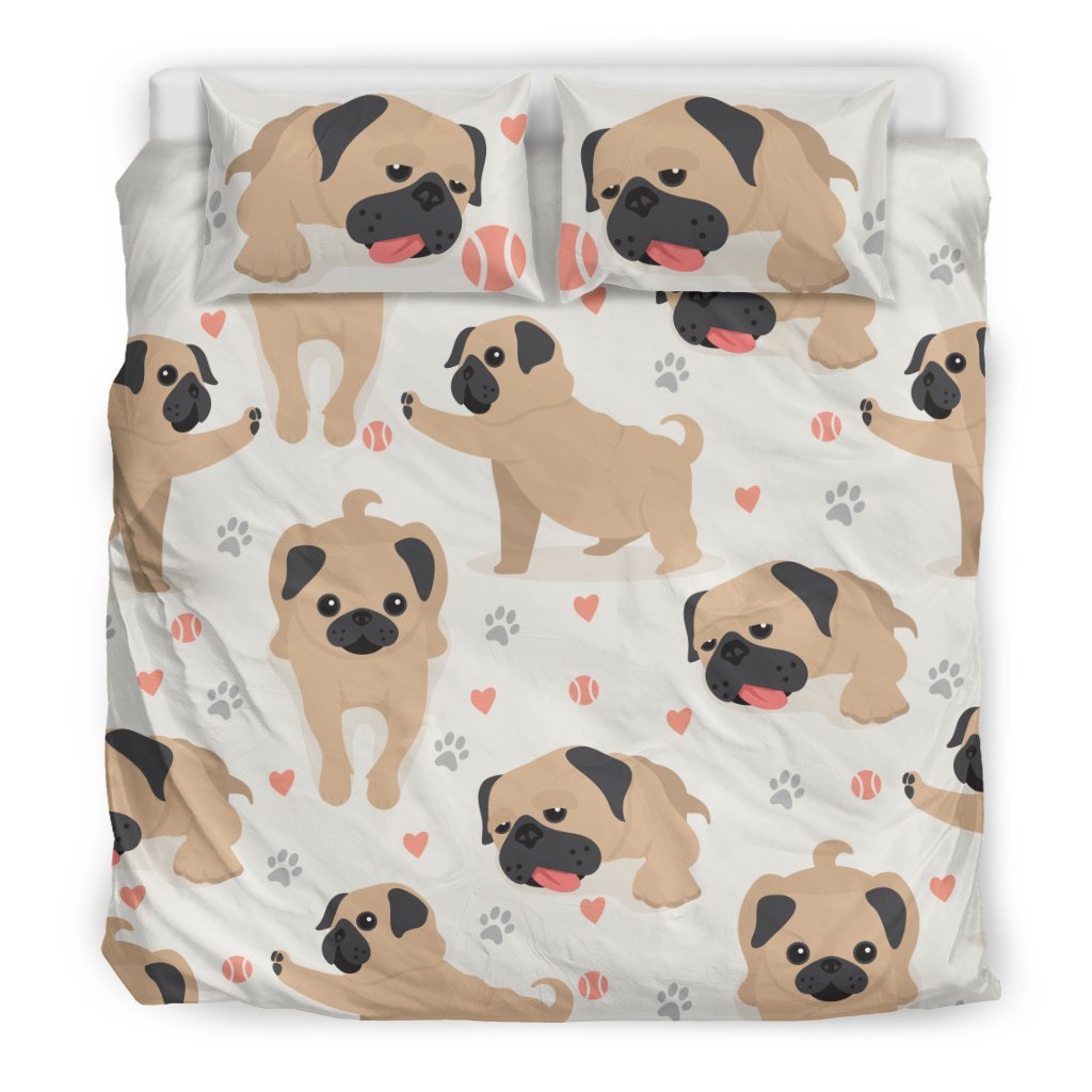 High Five Pug Bedding Set
