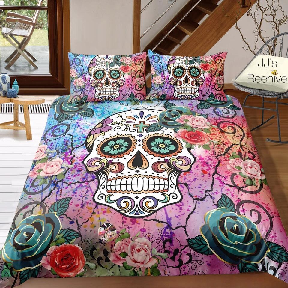 Hippieugarkull 3D Customized Duvet Cover Bedding Sets