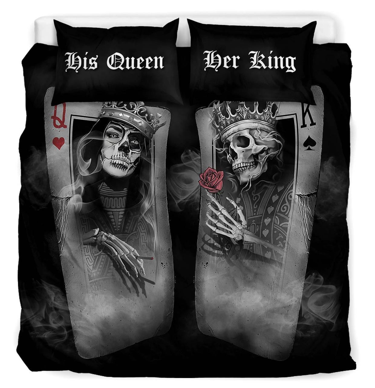 His Queen and Her King Bedding Set