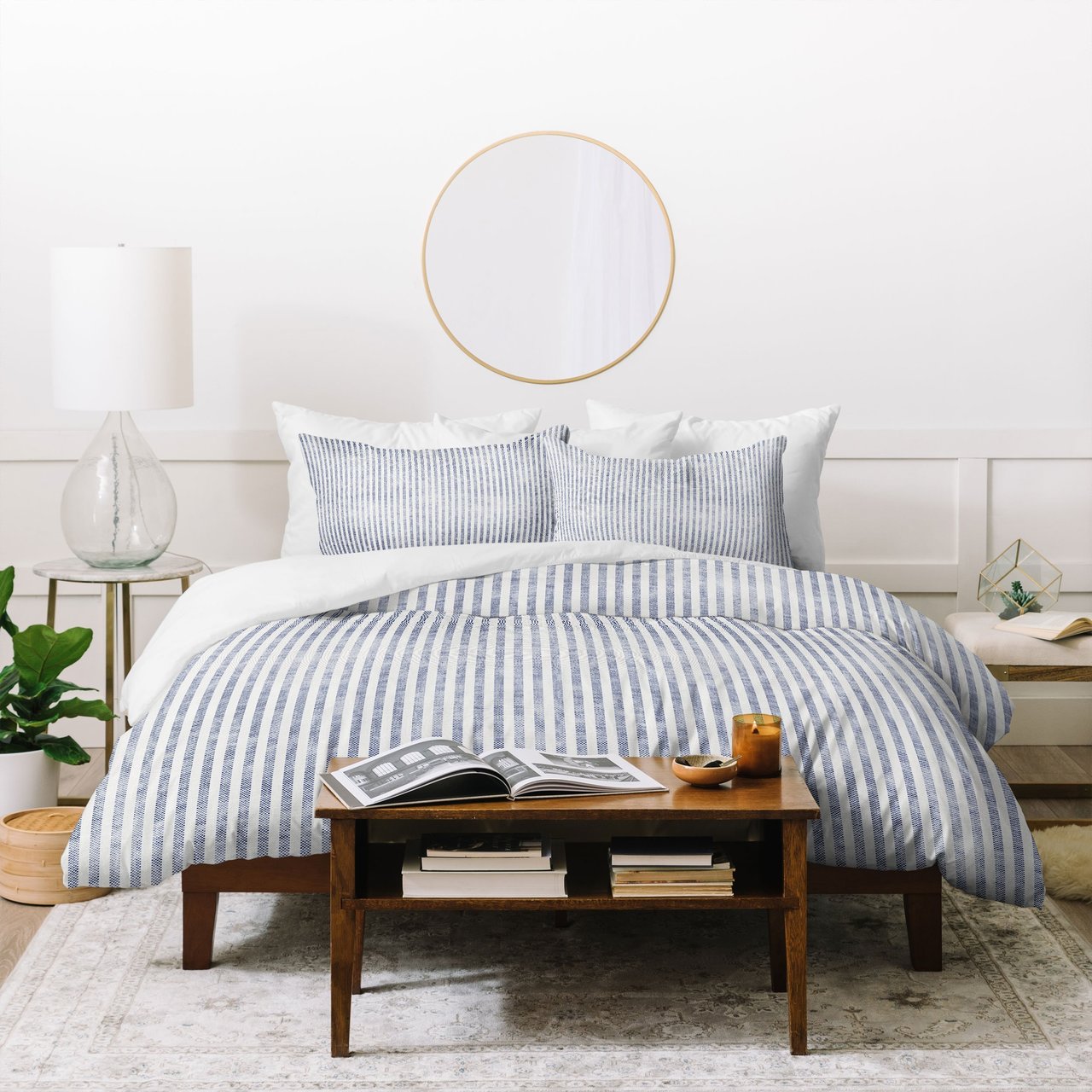 Holli Zollinger AEGEAN STRIPE Duvet Cover