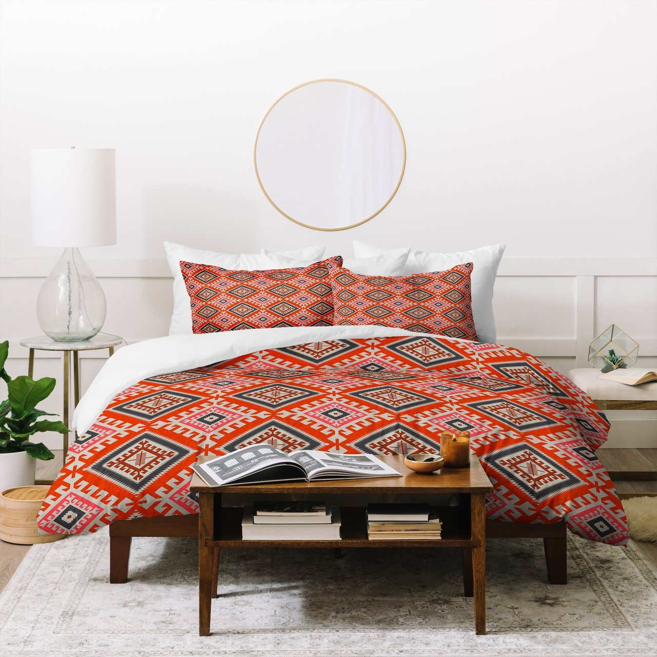 Holli Zollinger Bohemian Farmhouse Geo Duvet Cover Bedding Sets