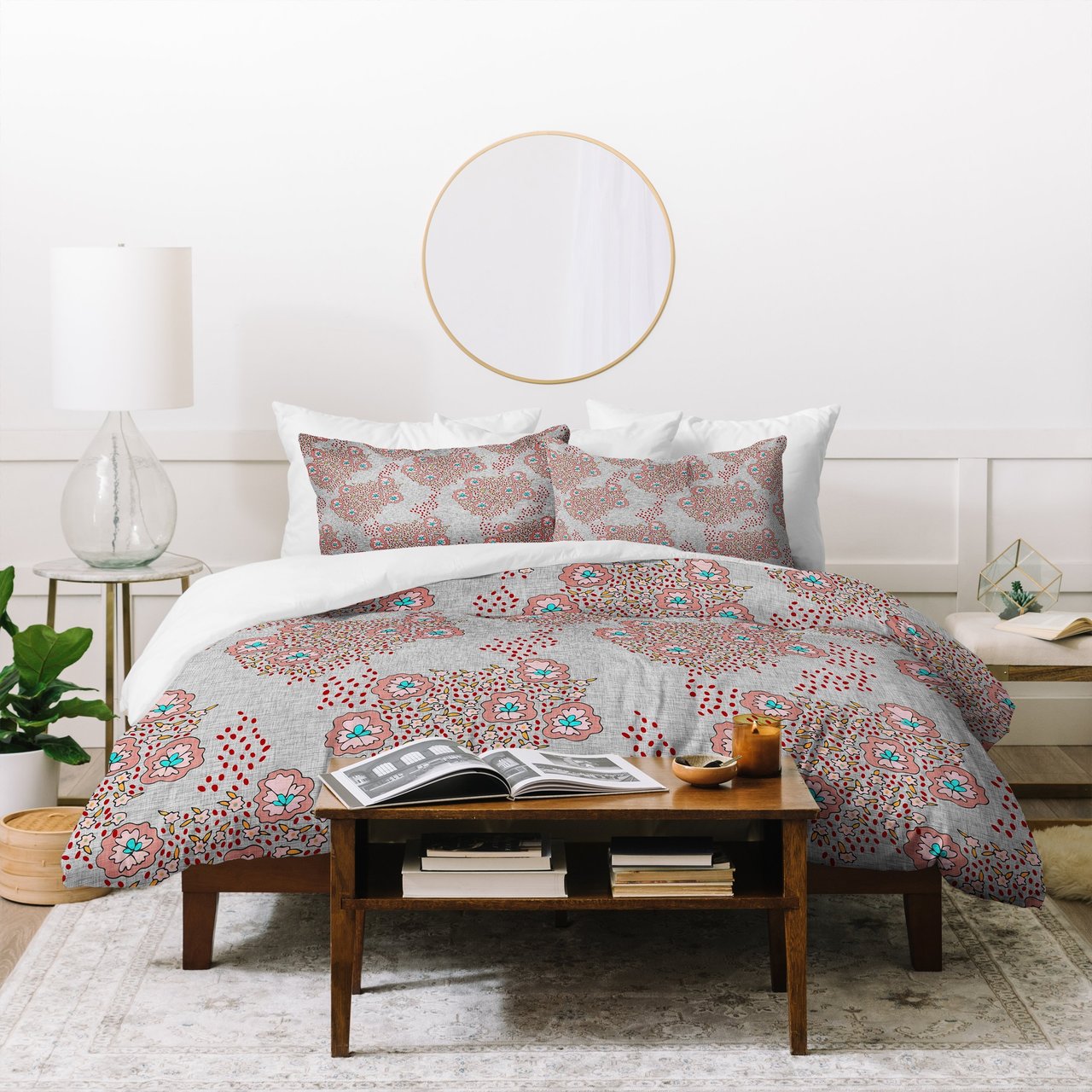 Holli Zollinger Boho Light Floral Duvet Cover