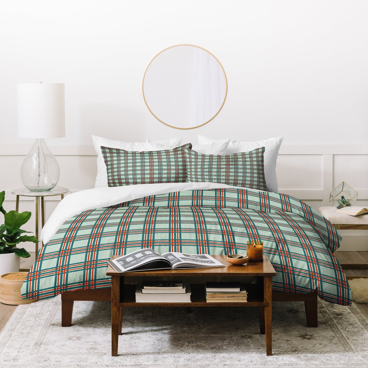 Holli Zollinger Box Plaid Duvet Cover Bedding Sets