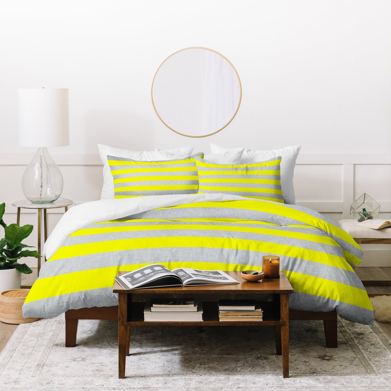 Holli Zollinger Bright Stripe Duvet Cover