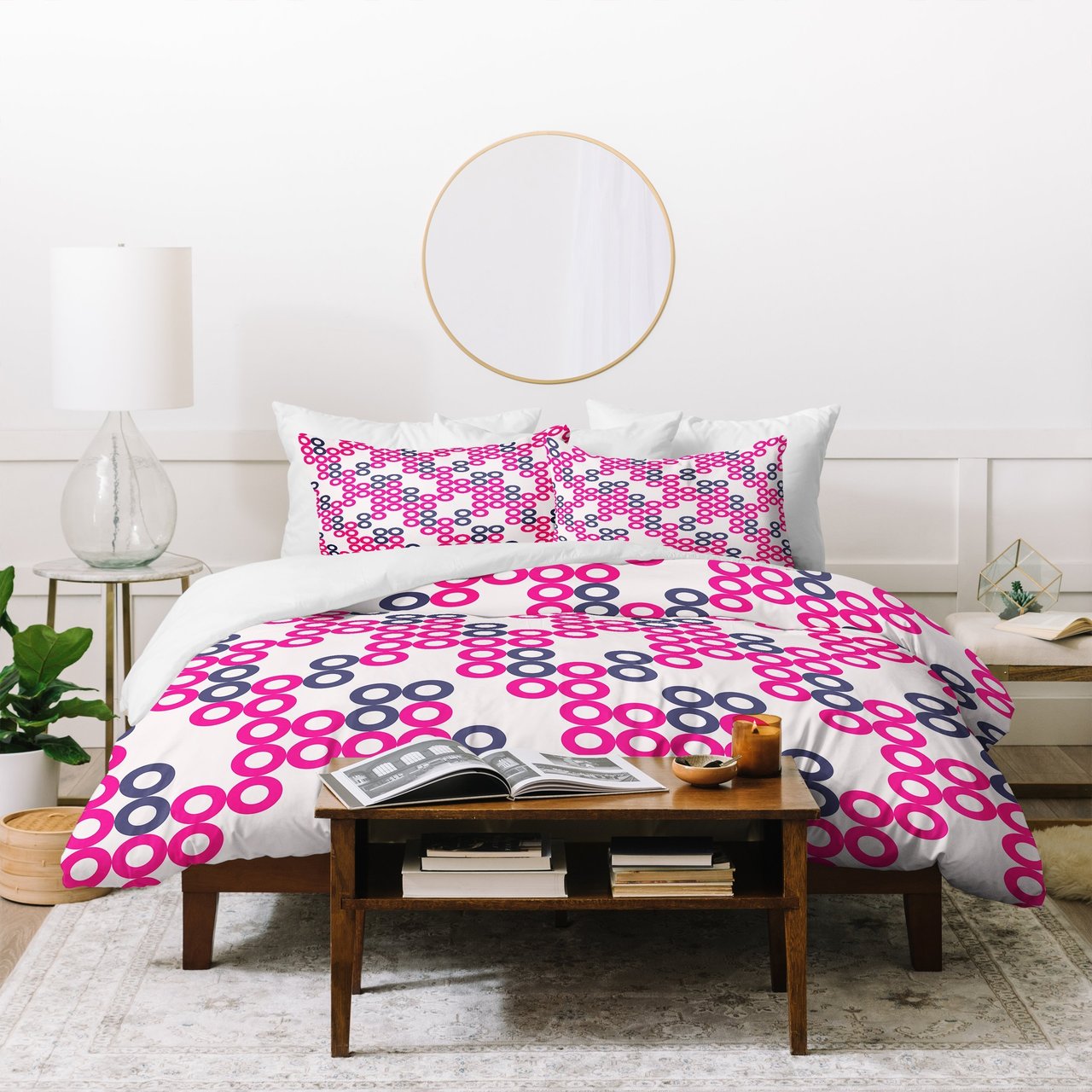 Holli Zollinger Circle Chain Duvet Cover