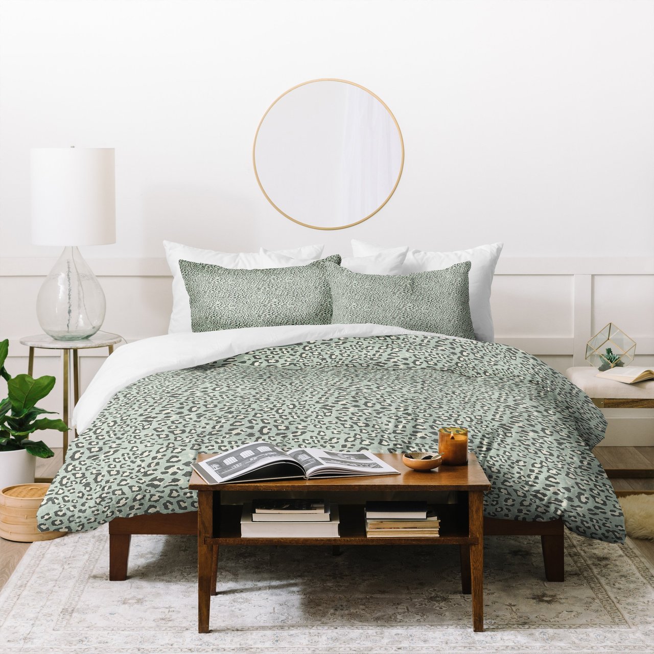 Holli Zollinger DECO LEOPARD Duvet Cover