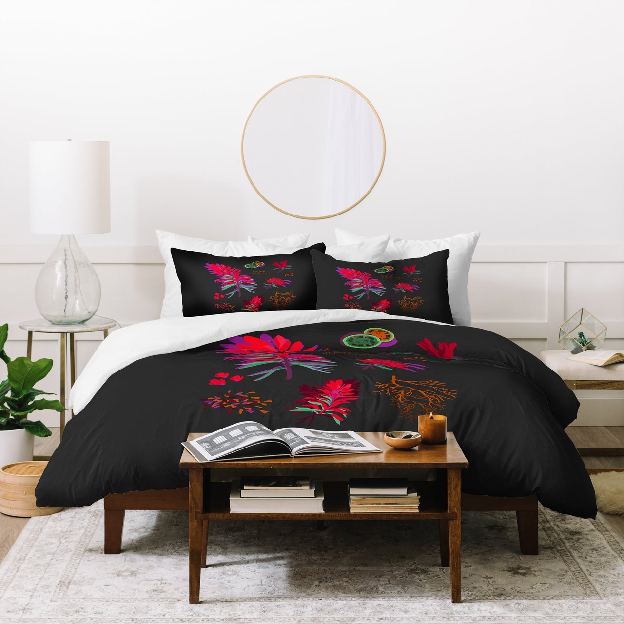 Holli Zollinger DESERT BOTANICAL INDIAN PAINTBRUSH Duvet Cover