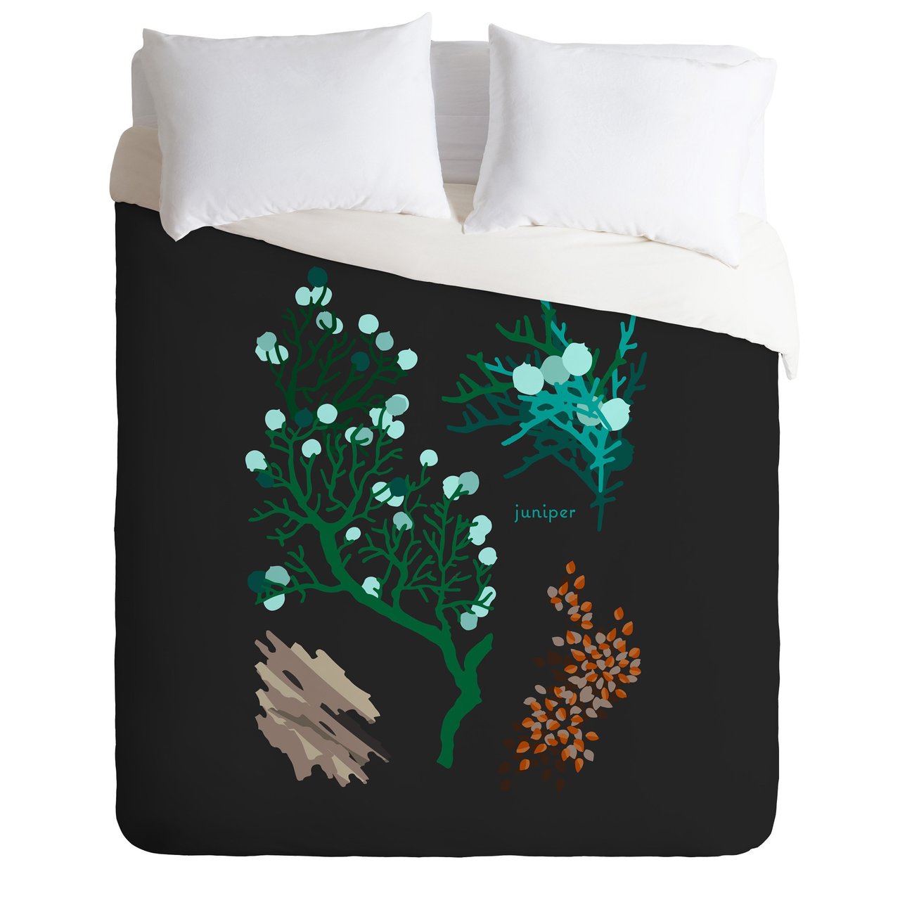 Holli Zollinger DESERT BOTANICAL JUNIPER Duvet Cover