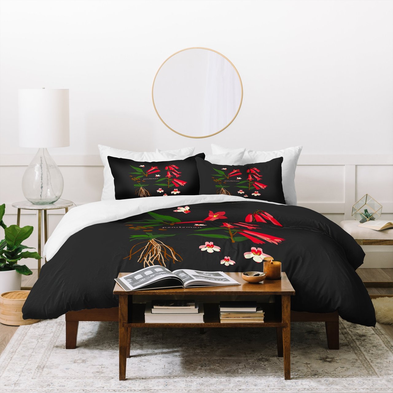 Holli Zollinger DESERT BOTANICAL PENSTEMON Duvet Cover