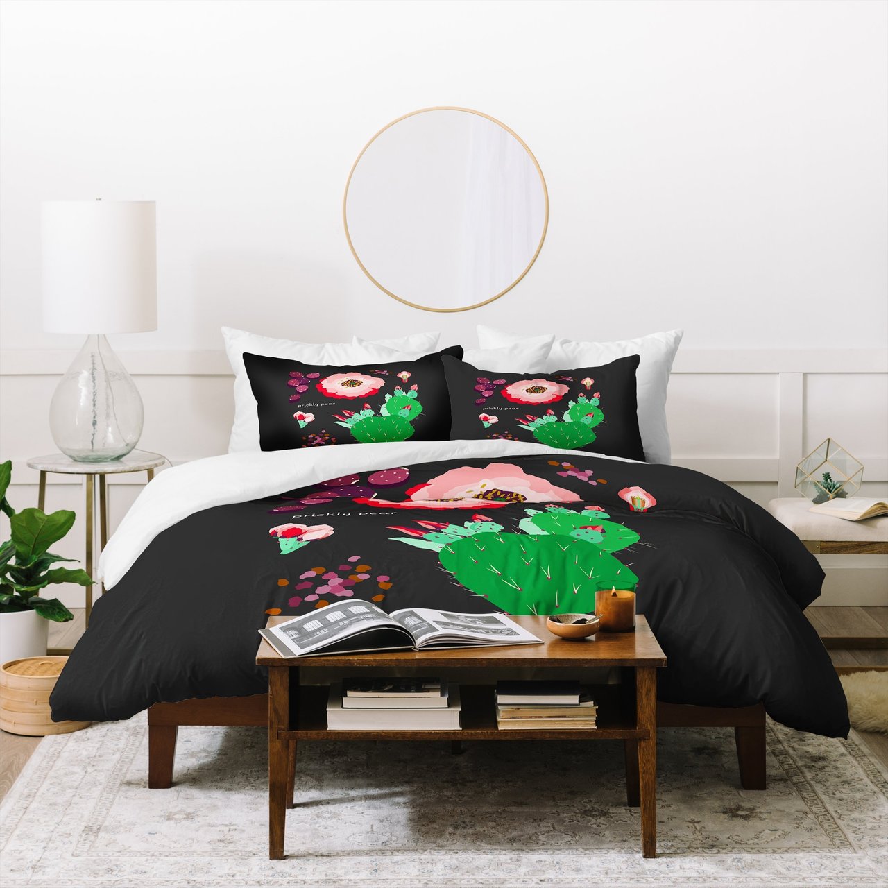 Holli Zollinger DESERT BOTANICAL PRICKLY PEAR Duvet Cover