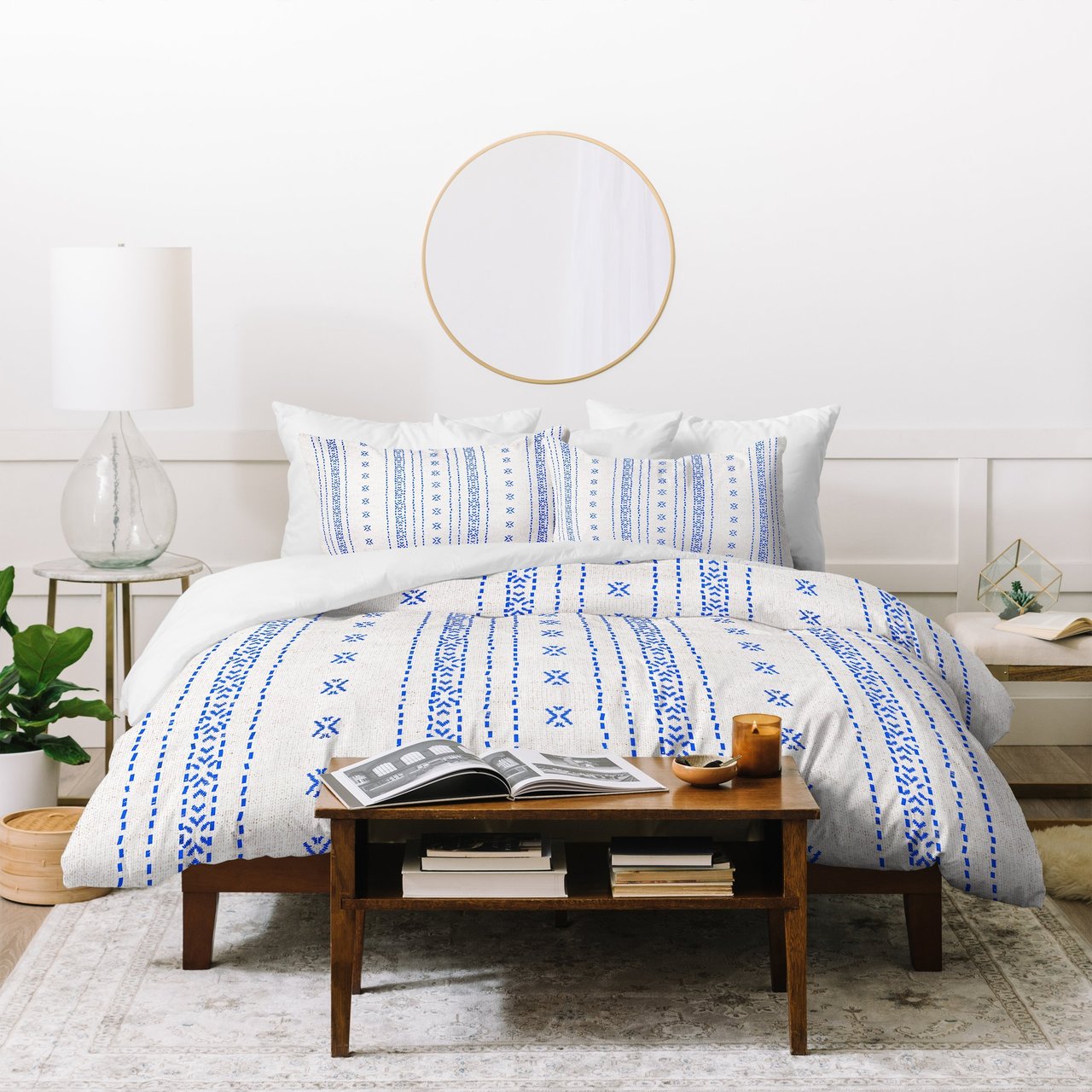 Holli Zollinger FRENCH LINEN BOHO STRIPE Duvet Cover Bedding Sets