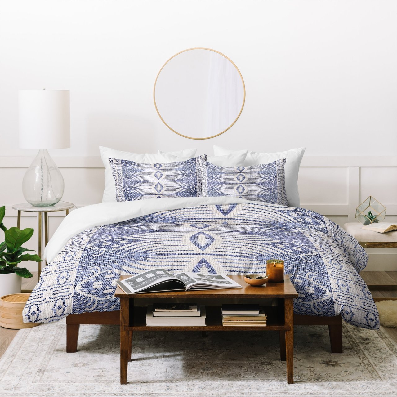 Holli Zollinger FRENCH LINEN TRIBAL IKAT Duvet Cover Bedding Sets