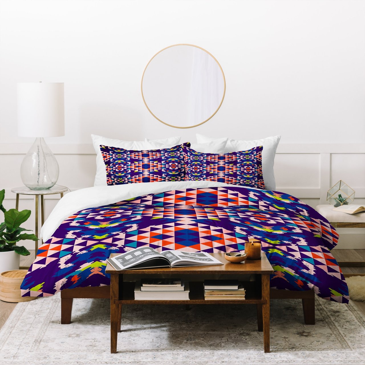 Holli Zollinger Geo Nomad Bright Duvet Cover