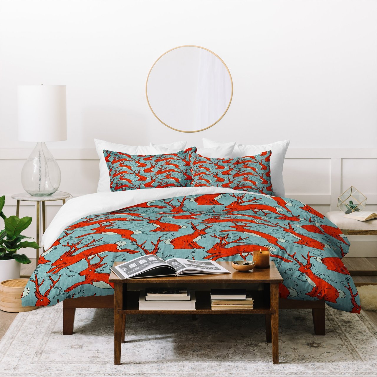 Holli Zollinger Jackalopes Duvet Cover