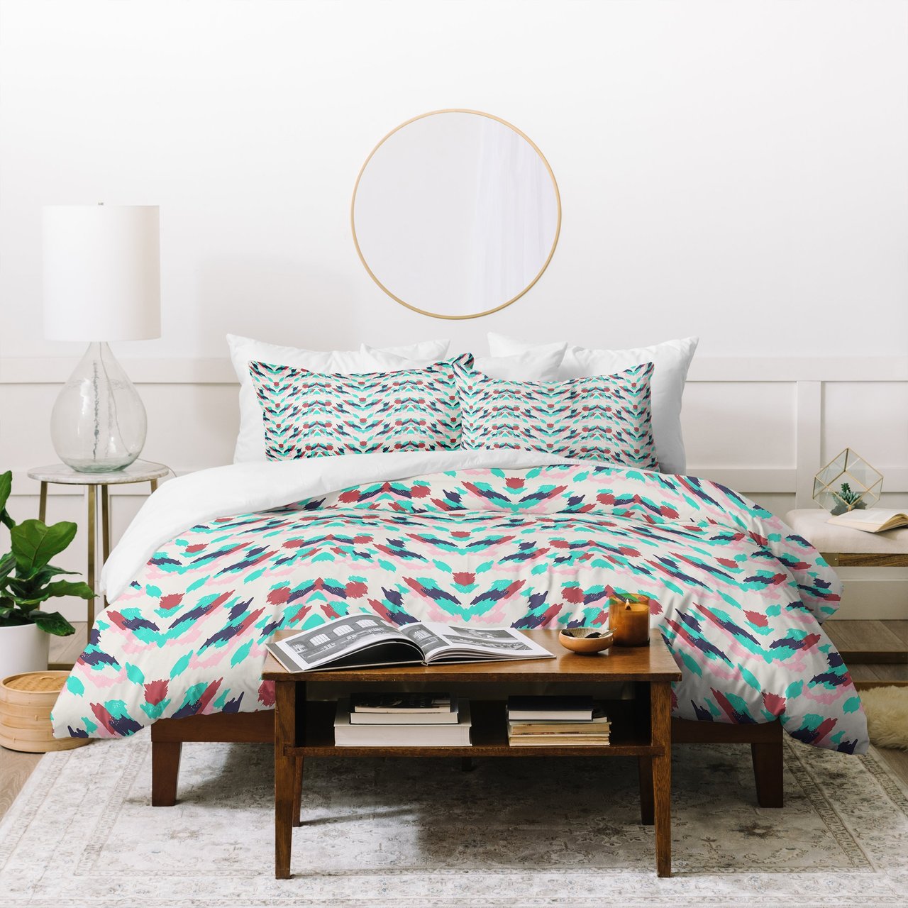 Holli Zollinger Malibu Ikat Duvet Cover