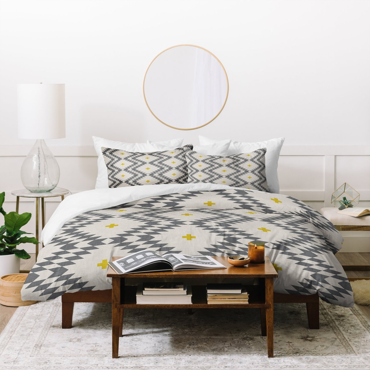 Holli Zollinger Native Natural Plus Gold Duvet Cover Bedding Sets