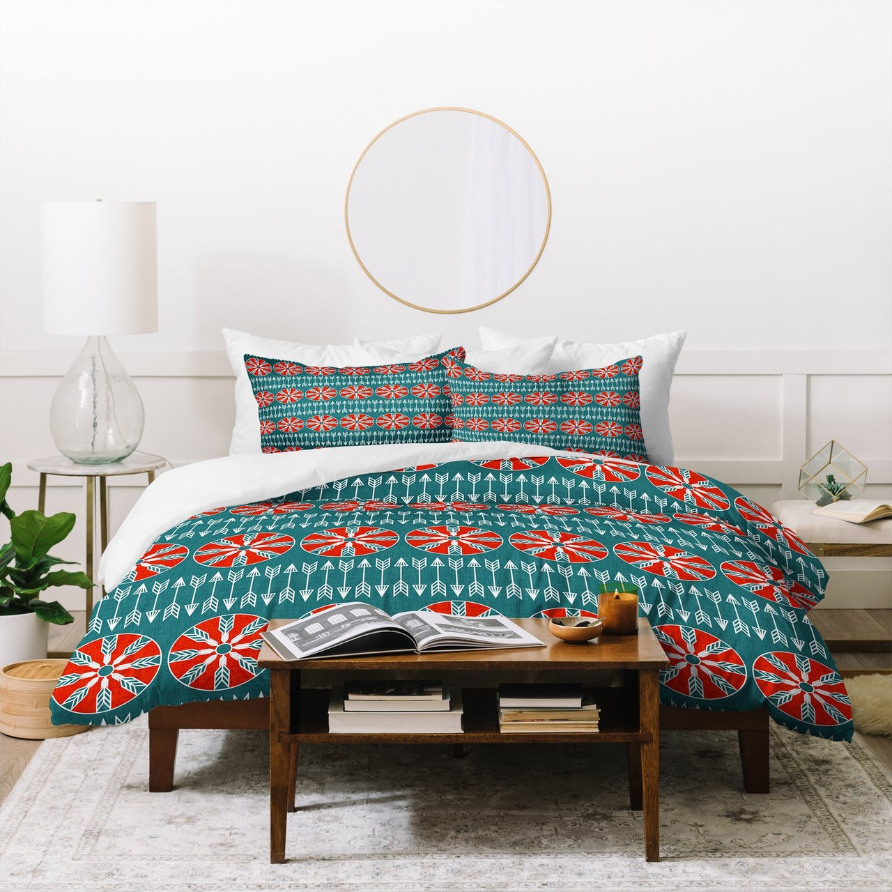 Holli Zollinger Native Sun And Arrow Duvet Cover