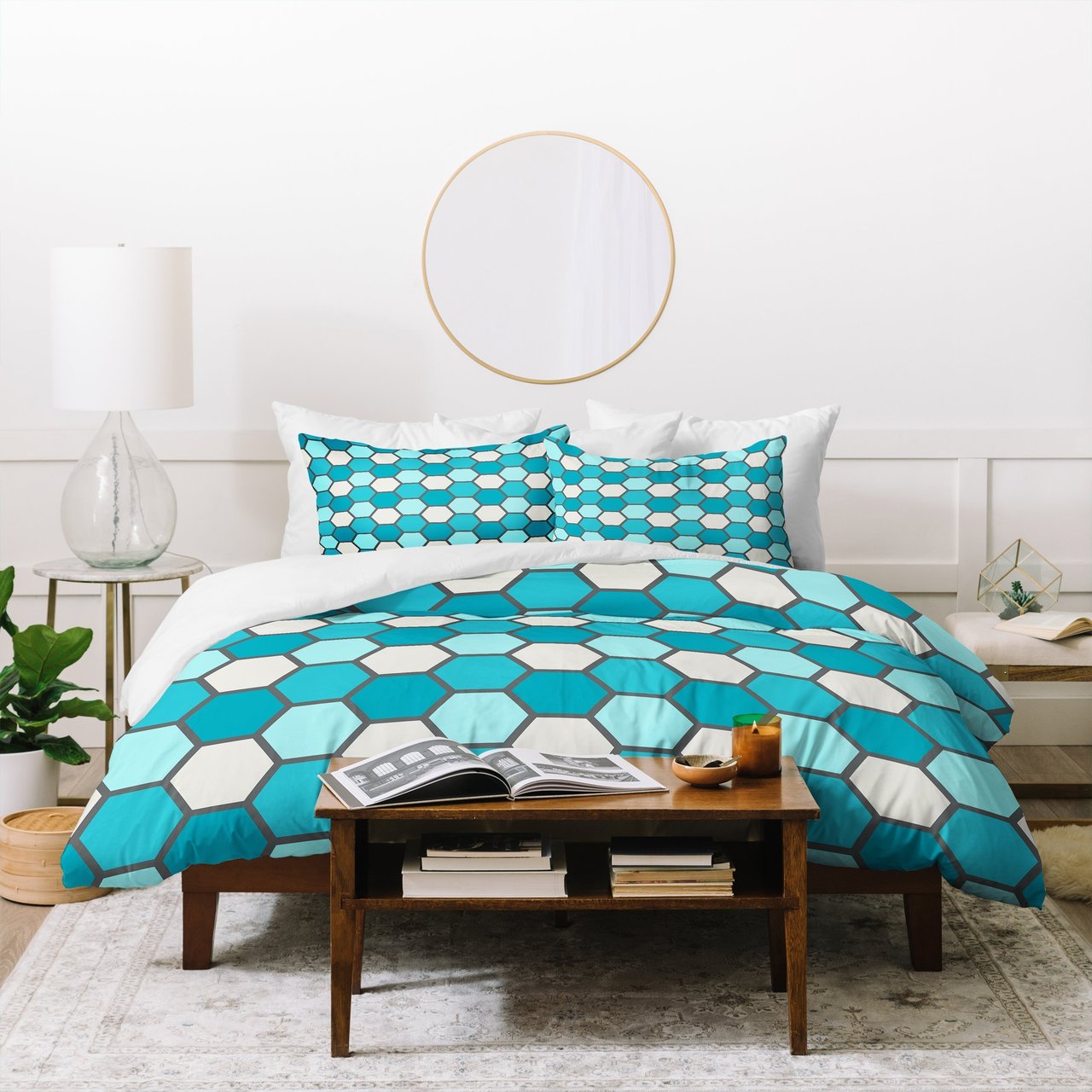 Holli Zollinger Ocean Tile Duvet Cover