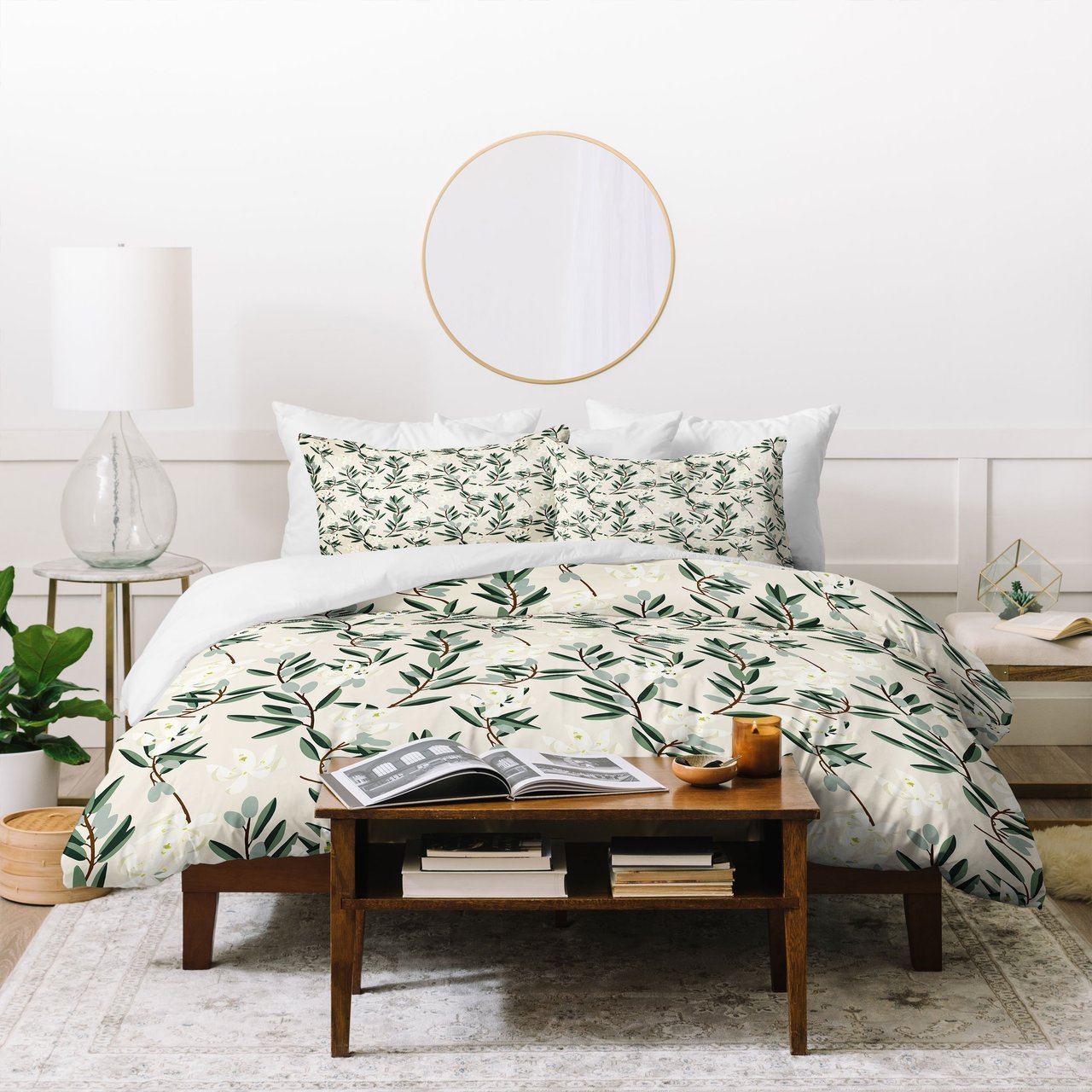 Holli Zollinger OLIVE BLOOM Duvet Cover