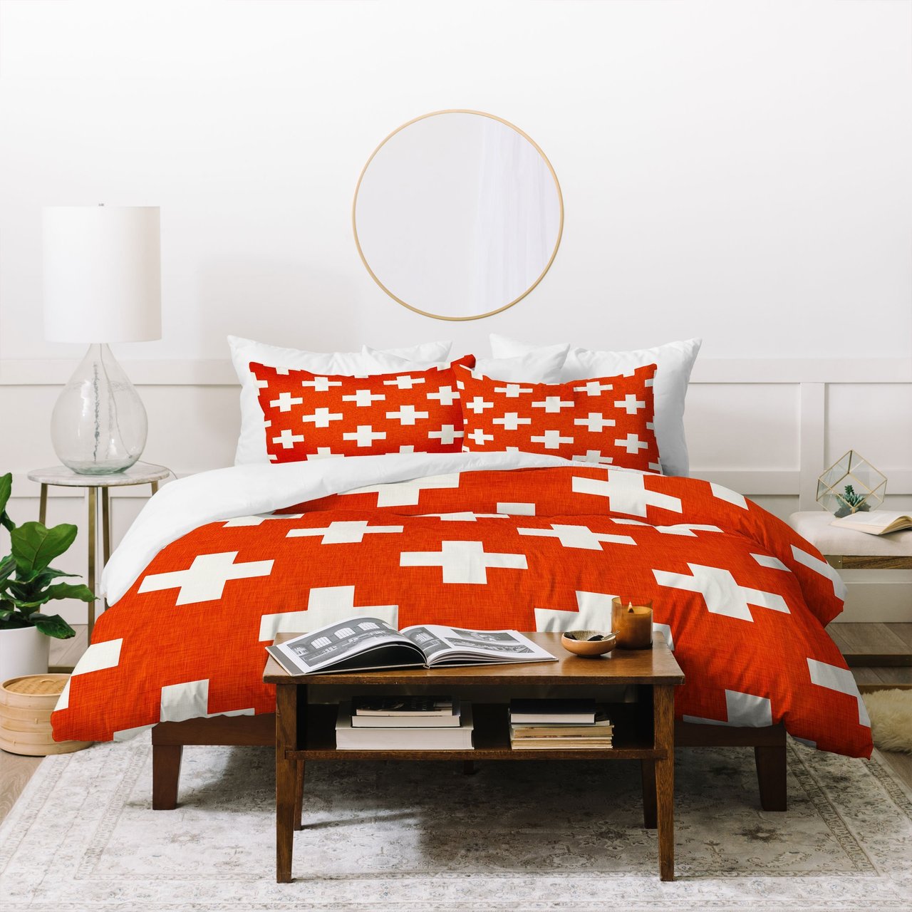 Holli Zollinger Vermillion Plus Duvet Cover