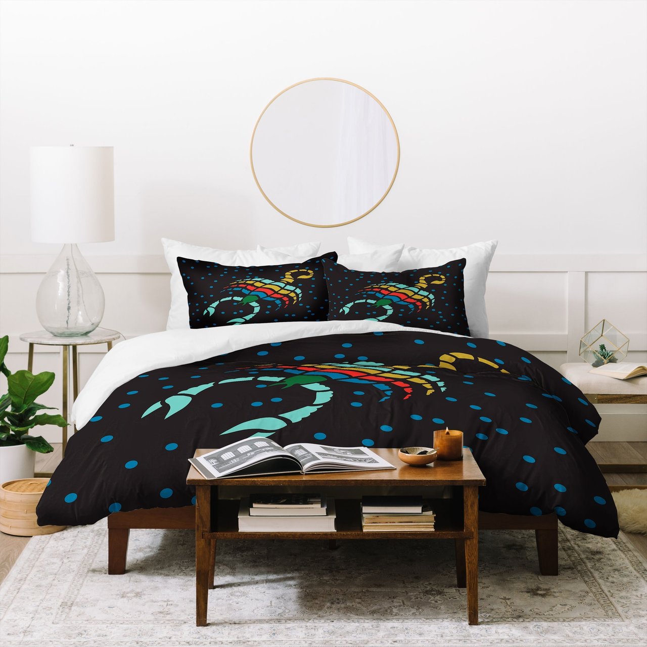 Holli Zollinger ZODIAC SCORPIO Duvet Cover