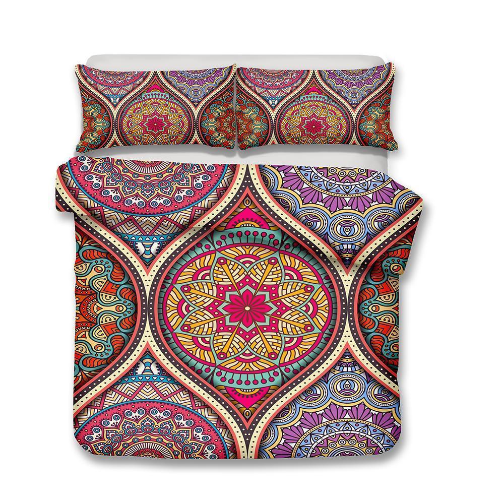 Home Decor Design Art Print Bohemia Theme Bohemian Comforter Boho Bedspreadss3D Customized Duvet Cover Bedding Sets