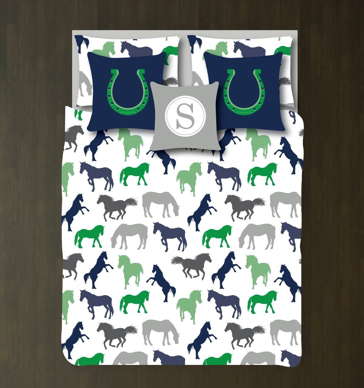 Horse Bedding Set for Equestrians Customized Duvet Cover