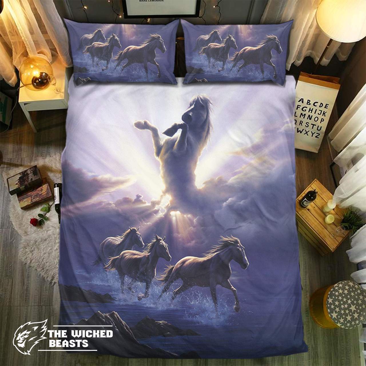 Horse Collection 0828673D Customized Duvet Cover Bedding Sets