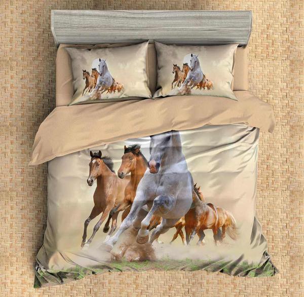 Horses 3D Customized Duvet Cover Bedding Sets