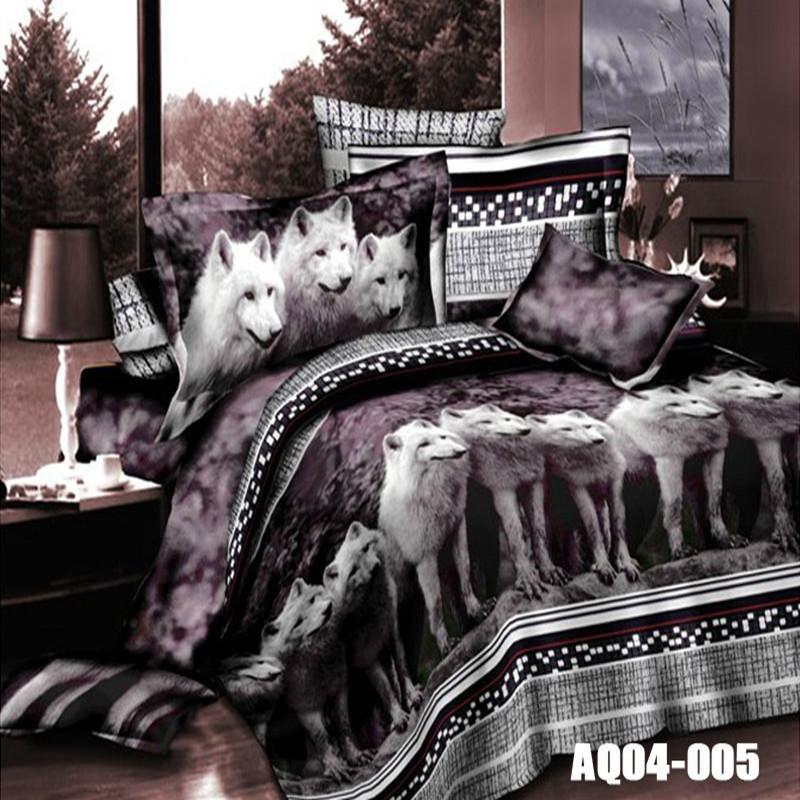 Hot ale 3D Print Wolf ize Queen/king 3D Customized Duvet Cover Bedding Sets