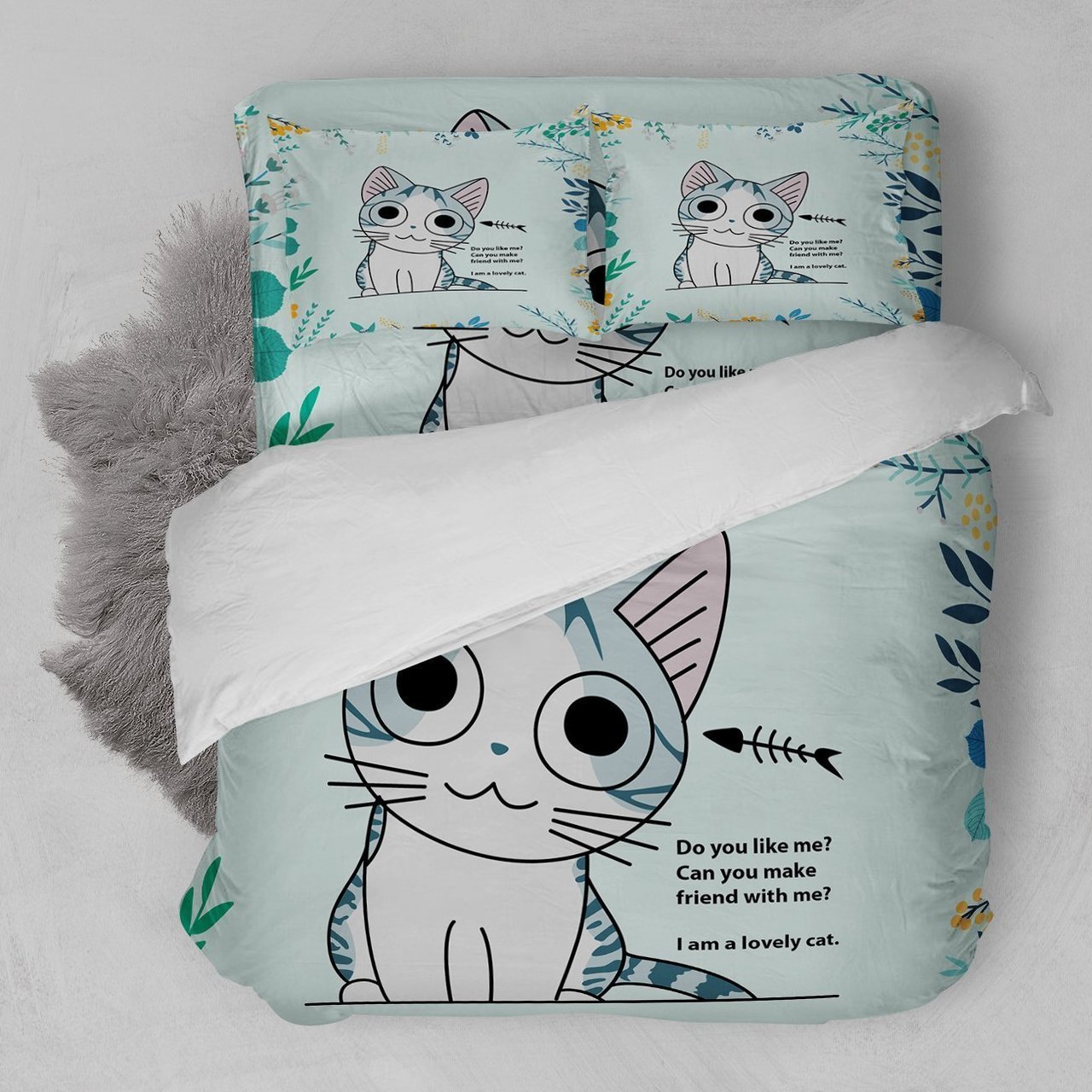 I Am A Lovely Cat Bedding Set