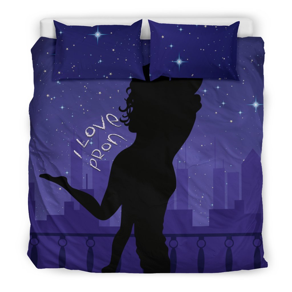 I Love Pron for Pron Lovers3D Customized Duvet Cover Bedding Sets