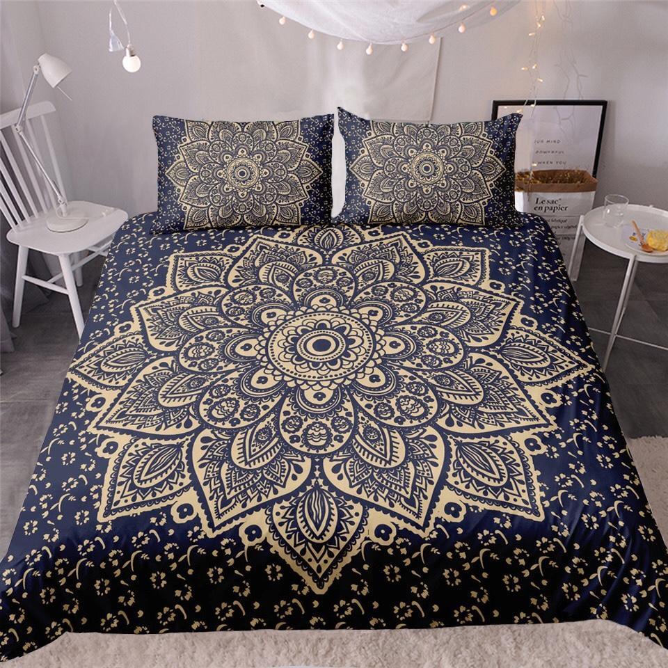 Indian Passion Mandala 3D Customized Duvet Cover Bedding Sets
