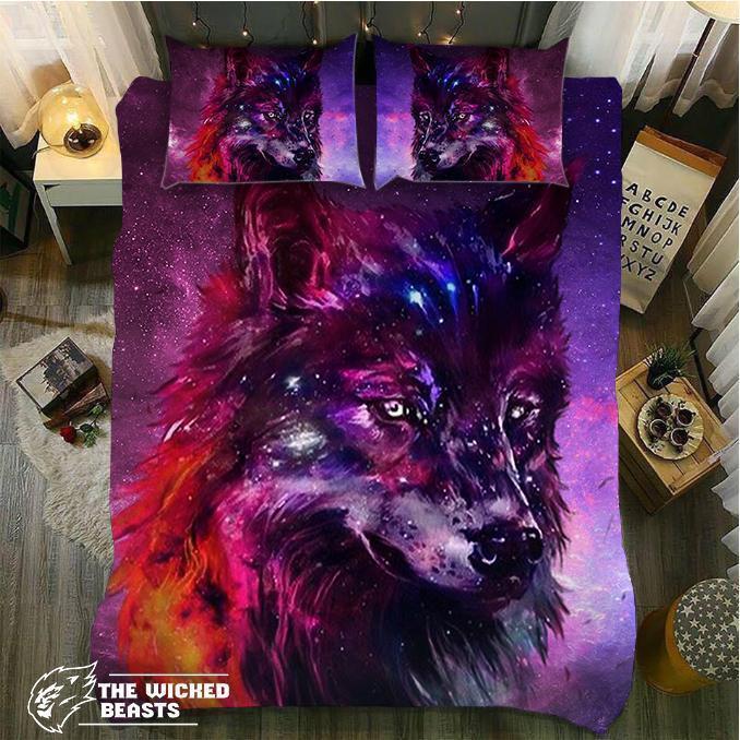 Inside The Wolf3D Customized Duvet Cover Bedding Sets